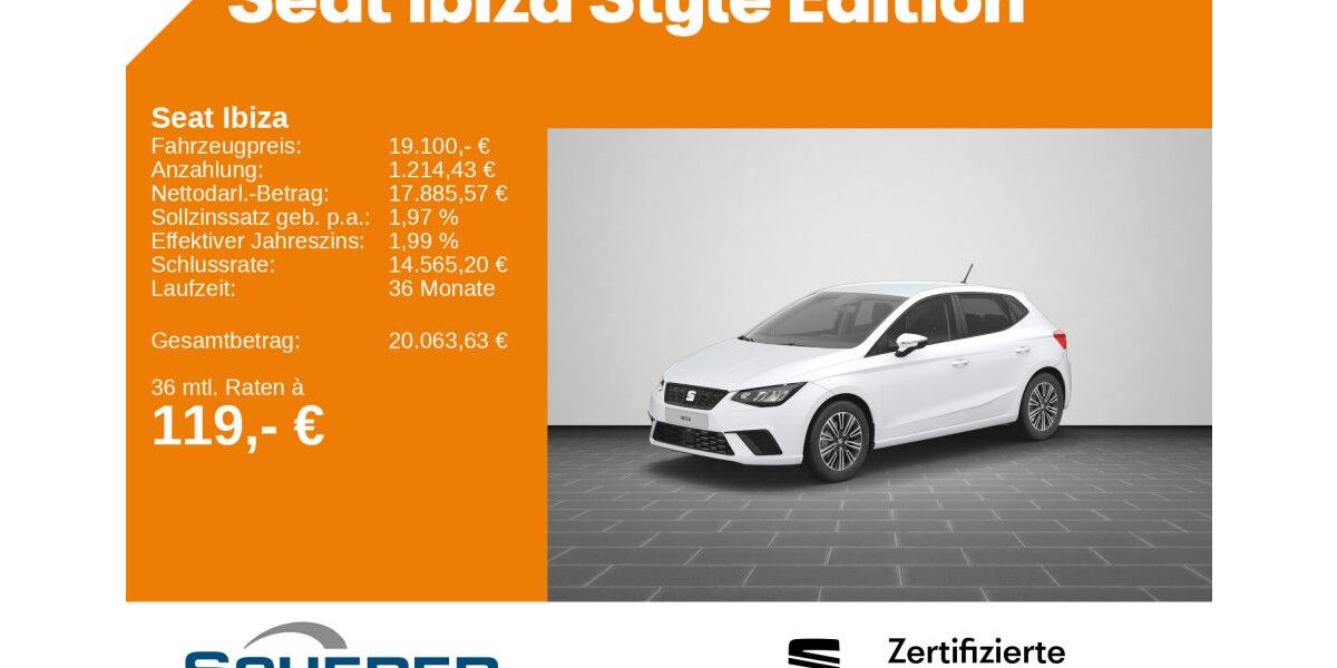 Seat Ibiza 18.071 km 19.100 &euro; Kirkel 66459