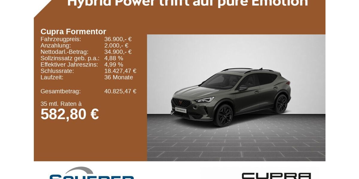 Cupra Formentor 37.000 km 35.900 &euro; Kirkel 66459