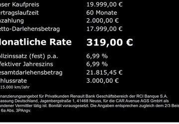 Renault Clio 17.309 km 19.999 &euro; Saarbrücken 66115