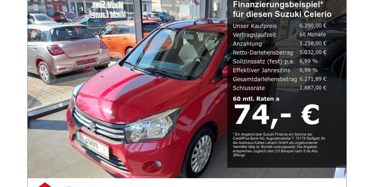 Suzuki Celerio 75.663 km 6.290 &euro; Lebach 66822