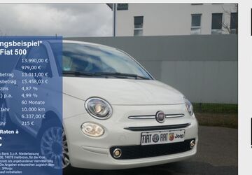 Fiat 500 13.576 km 13.990 &euro; Marpingen 66646
