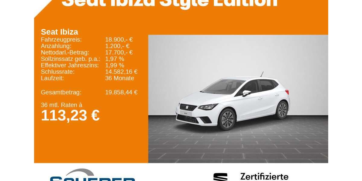 Seat Ibiza 15.045 km 18.900 &euro; Kirkel-Limbach 66459