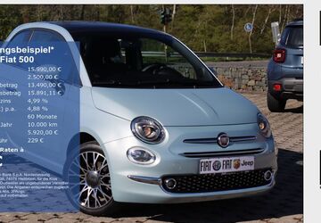 Fiat 500 21.900 km 15.990 &euro; Saarbrücken - Dudweiler 66125