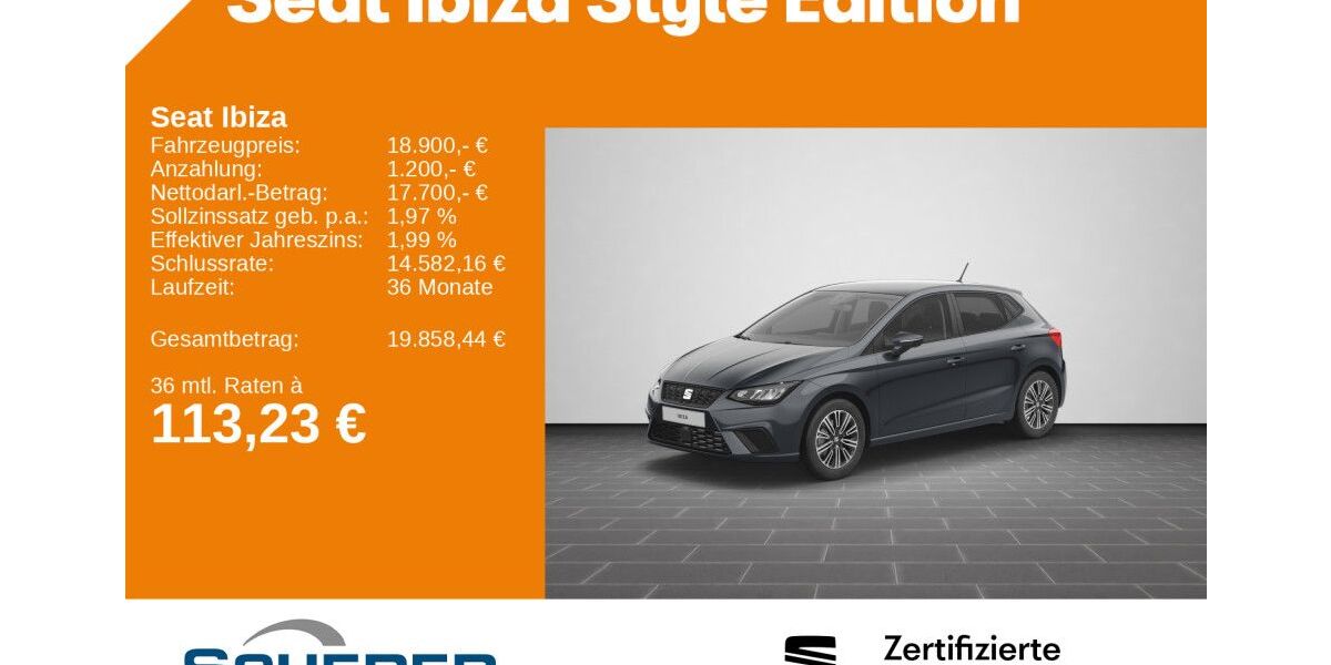Seat Ibiza 12.947 km 18.900 &euro; Kirkel 66459