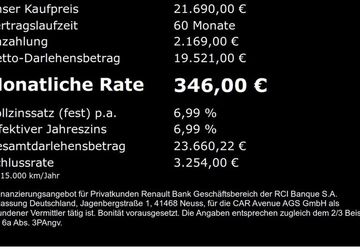 Renault Captur 24.590 km 21.690 &euro; Saarbrücken 66115