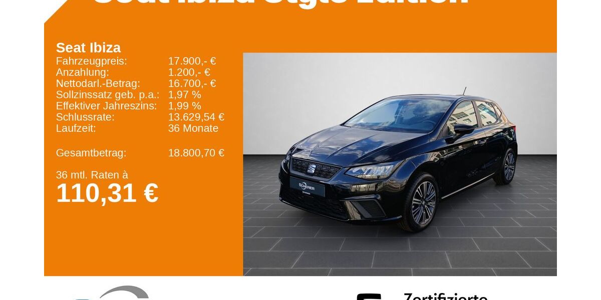 Seat Ibiza 27.702 km 17.900 &euro; Neunkirchen 66538