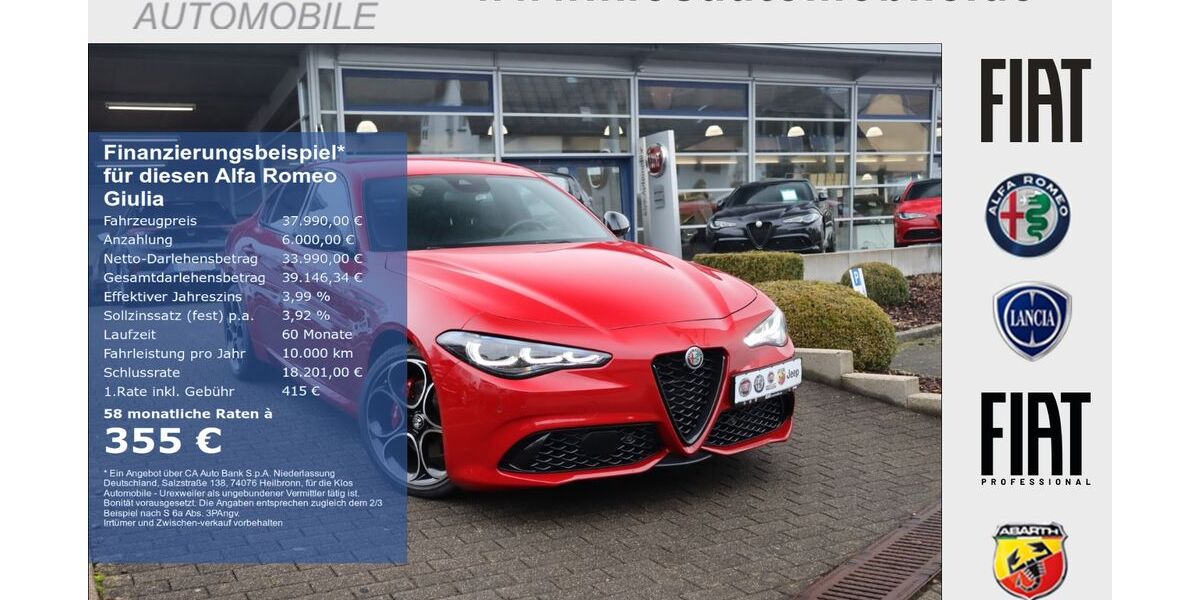 Alfa Romeo Giulia 7.775 km 37.990 &euro; Marpingen 66646